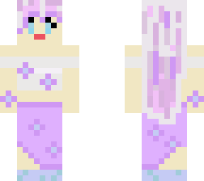 purple flower girl