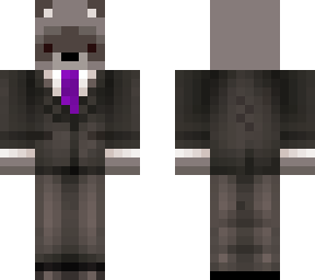 raccoon buisness suit