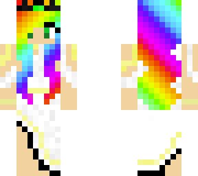 rainbow haired bride