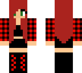 skin black red