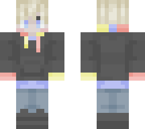 tri-colored hooded boy