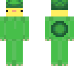 yellow axolotl in a turtle onesie
