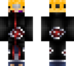 akatsuki memeber with rinnegan and sharingan