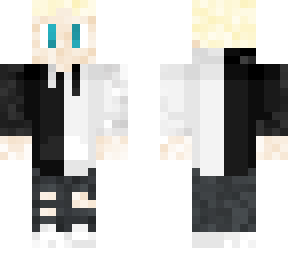 black and white hoodie