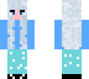 blue girl