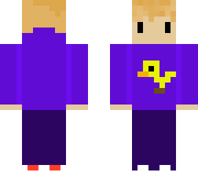 boy with duck hoodie