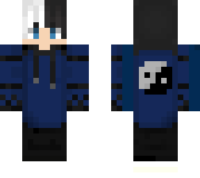 cool blue guy with hoodie