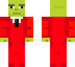 crimson shrek suit