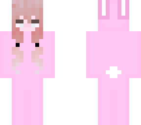cute girl in bunny costume