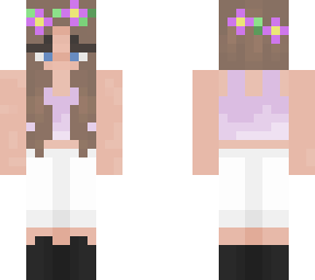 flower crown girl