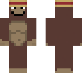 happy monkey with hat