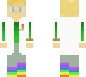 i made a skin for my bro, he loves science