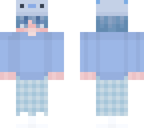 matching blue axo boy