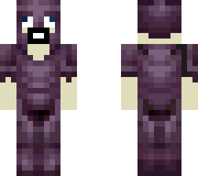 person in netherite armor