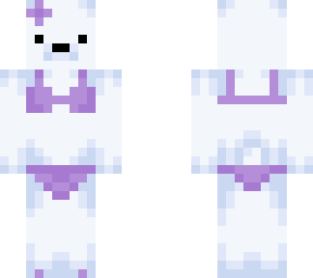 polar bear in a bikini