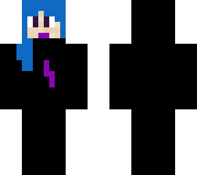 purple lighting girl