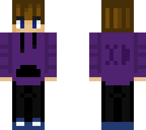 purple sweater kid