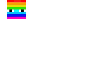 rainbow head