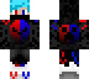 red and blue