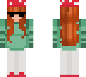 red hair + sunglasses