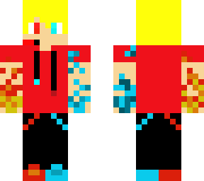 red shirt fire and water boy