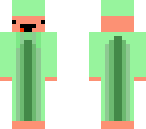 salmon dude in green