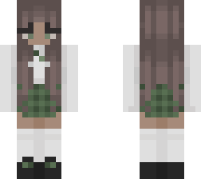 school uniform (green) ((fixed))