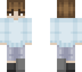 simple blue hoodie