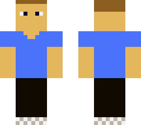 simple blue shirt