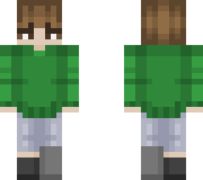 simple green hoodie