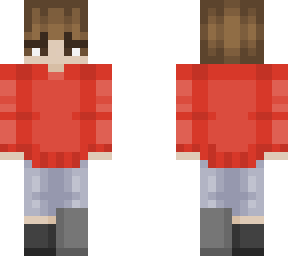 simple red hoodie