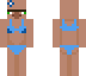 villager in bikini