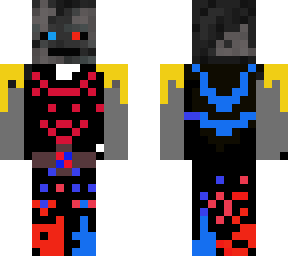 wither red blue skin
