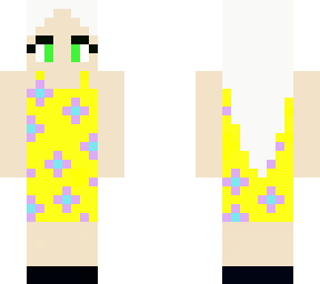 yellow flower dress