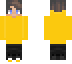 yellow hoodie