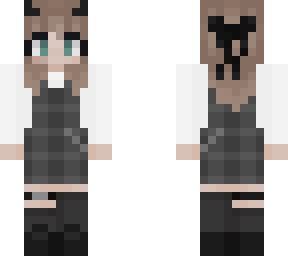 black plaid egirl dress remake