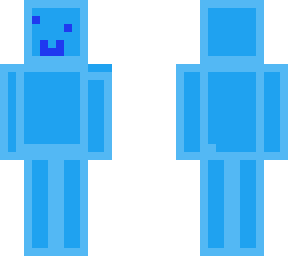 blue man