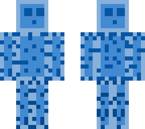 blue slime skin