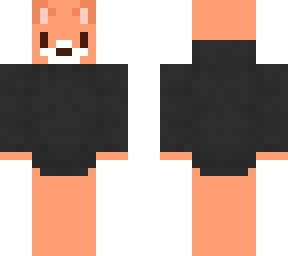 cat with hoodie (black)
