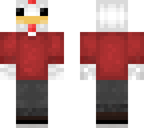 chicken in ***** outfit