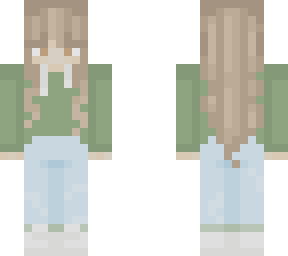 cute green hoodie :d