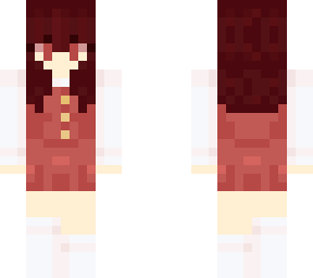 cute red girl inspired pinafore red and white outfit
