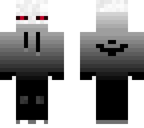 enderman in grey hoodie
