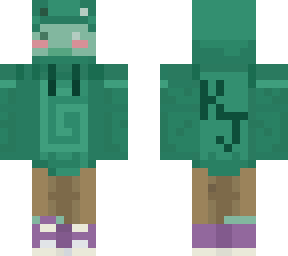 frog in a frog suit.
