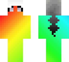 gradient person with hair
