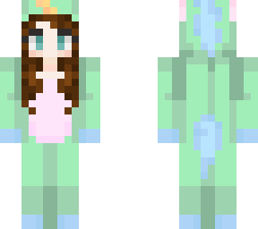 green unicorn onesie girl