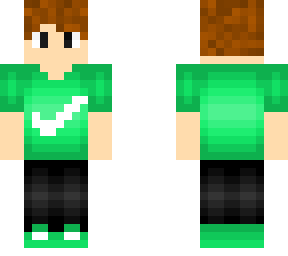 man with green clothes