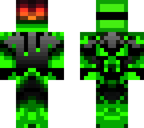 neon creeper with slime suit