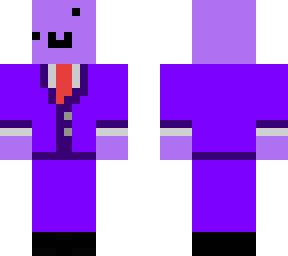 purple guy with a tuxedo