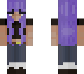 purple-haired egirl!!